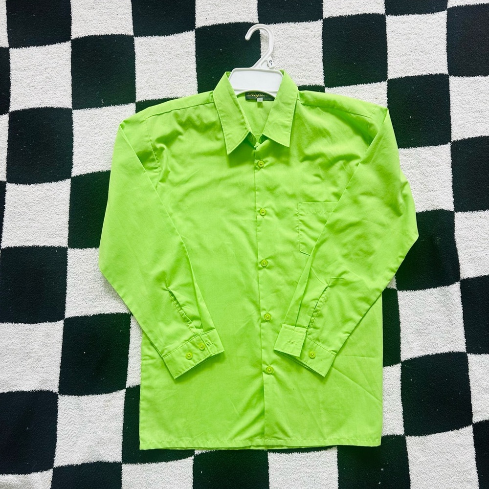 Men's Green Dress Shirt